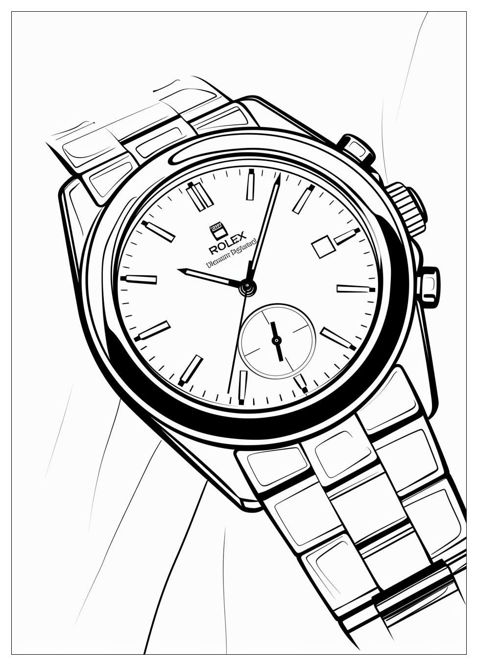 Watch Coloring Pages-4