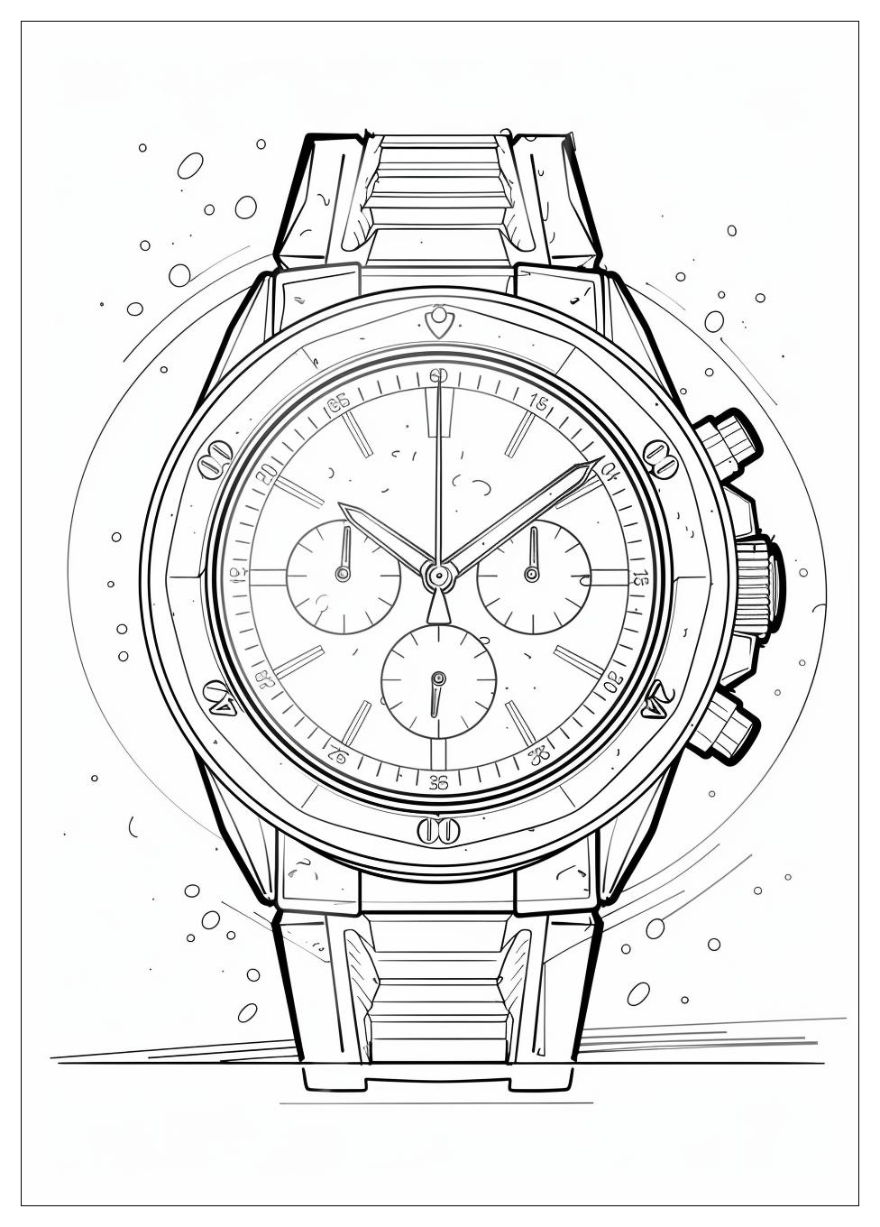 Watch Coloring Pages-7