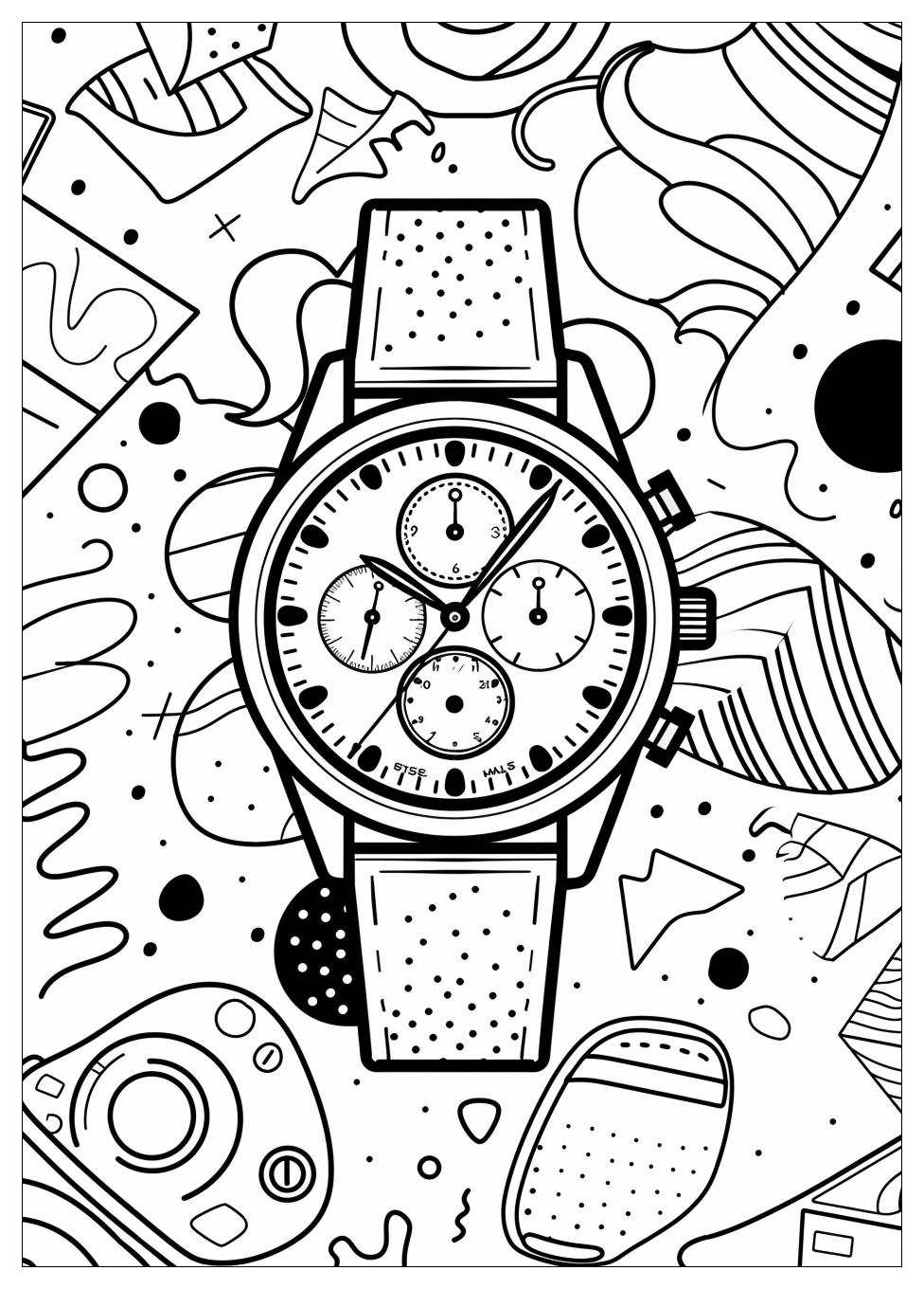 Watch Coloring Pages-8