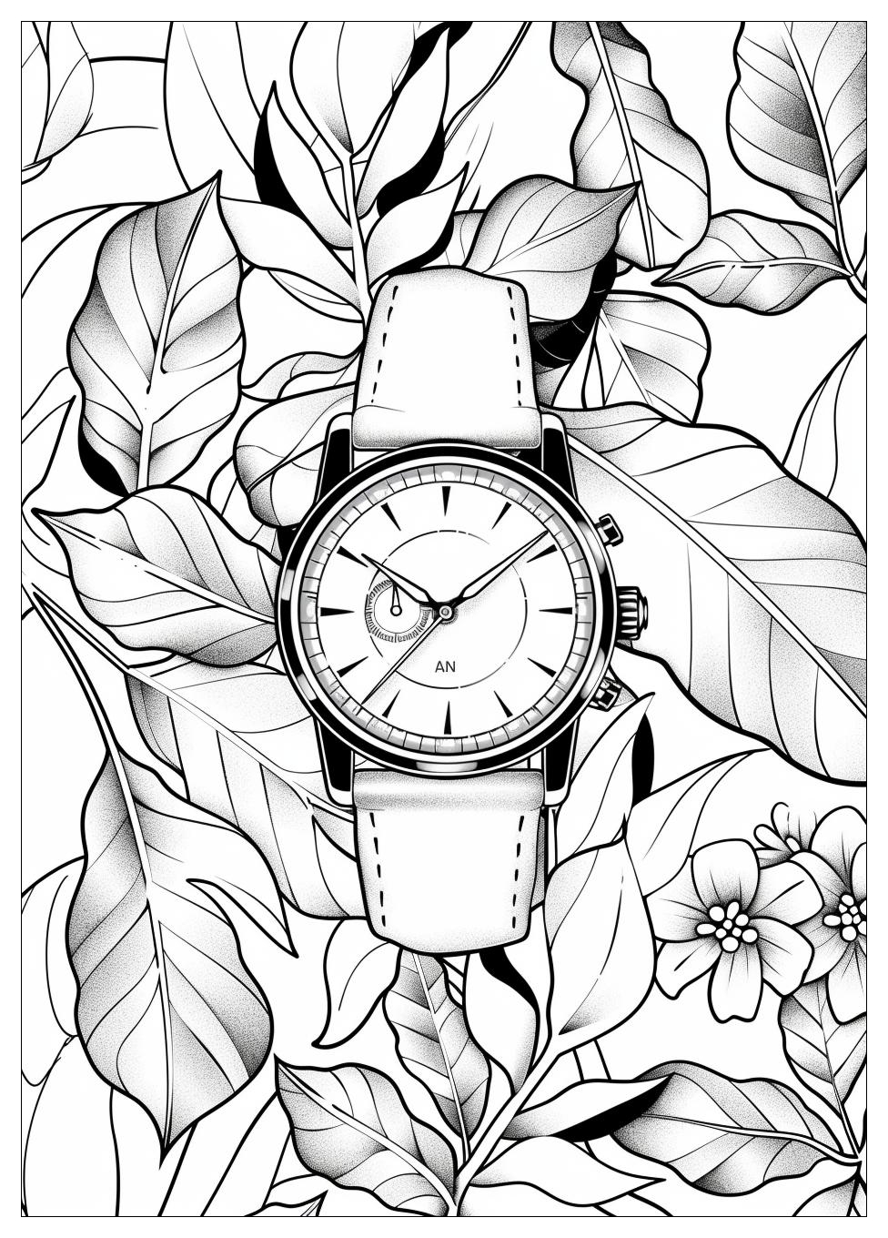 Watch Coloring Pages-9