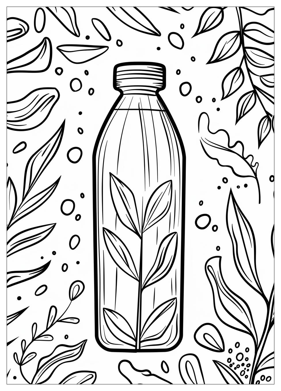 Water Bottle Coloring Pages-12