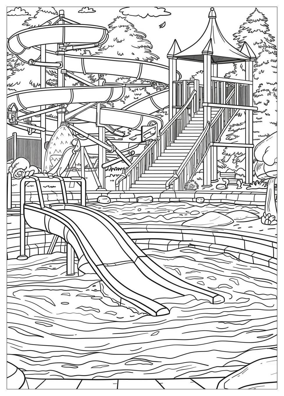 Water Park Coloring Pages-15