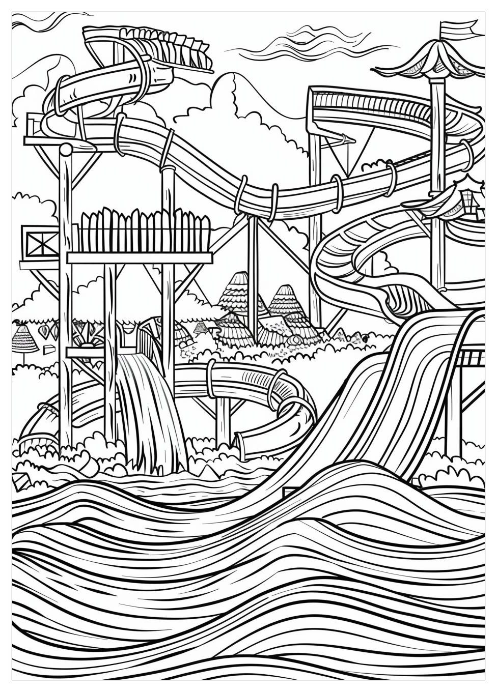 Water Park Coloring Pages-20