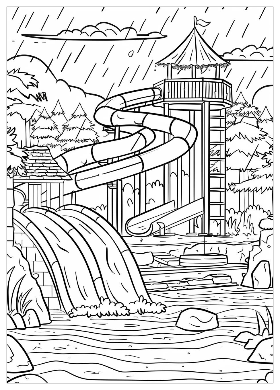 Water Park Coloring Pages-3