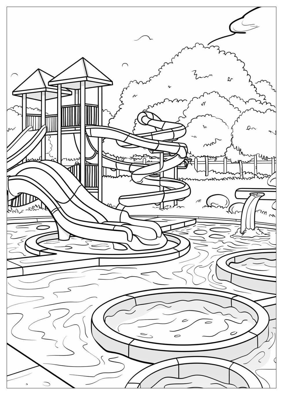 Water Park Coloring Pages-6