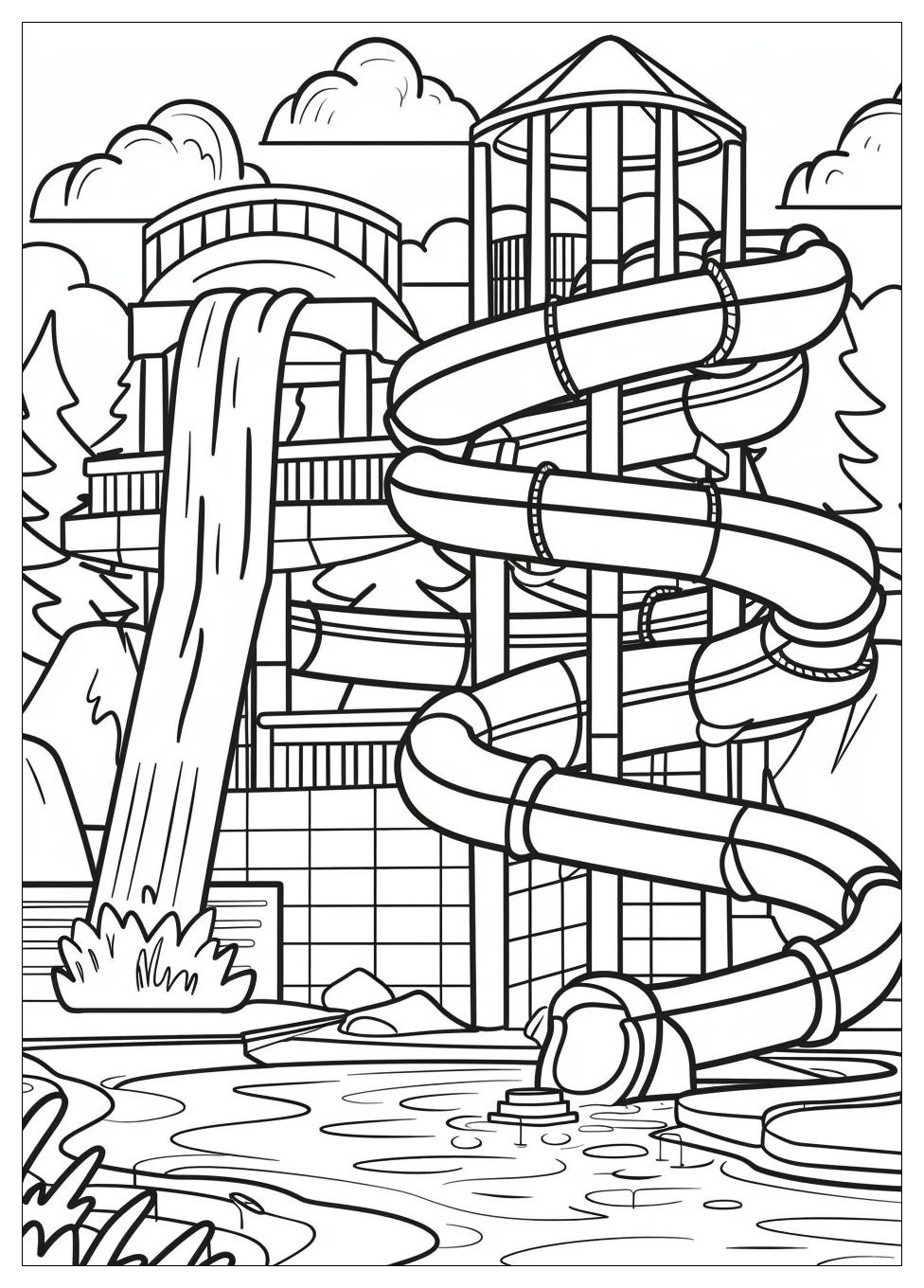 Water Park Coloring Pages-7