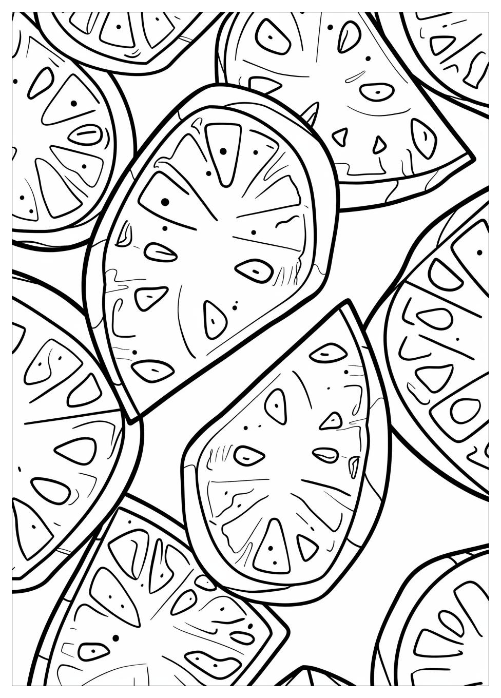 Watermelon Coloring Pages-7