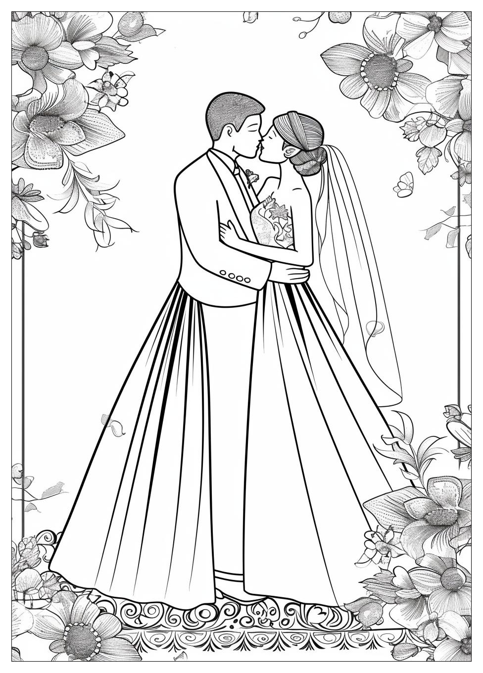 Wedding Coloring Pages-1