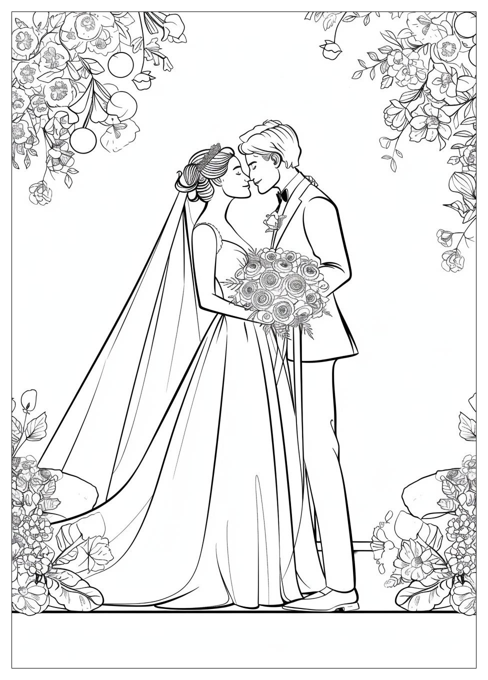 Wedding Coloring Pages-12