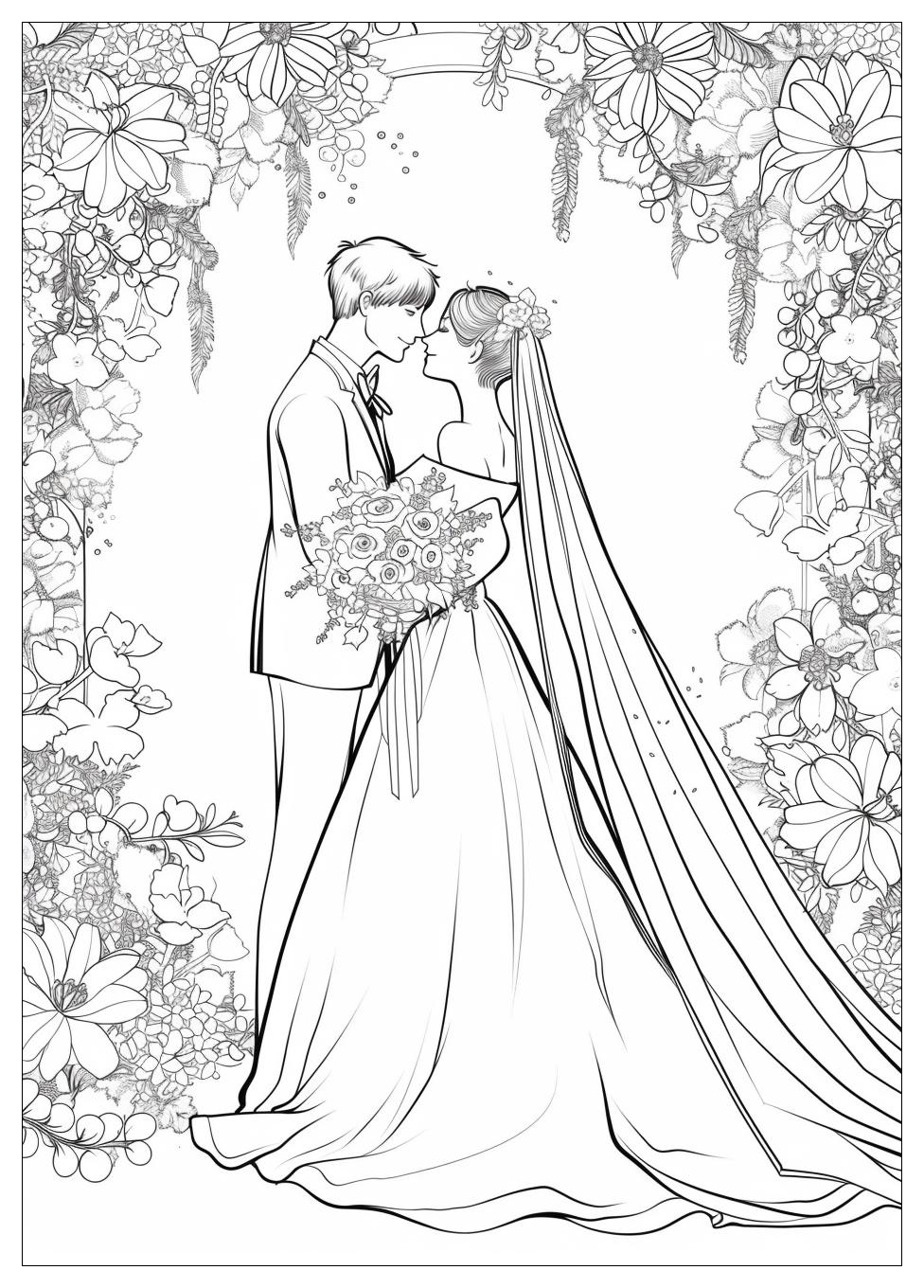 Wedding Coloring Pages-13