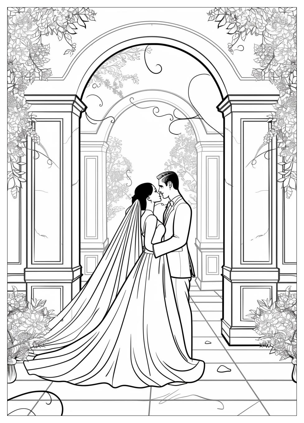 Wedding Coloring Pages-16