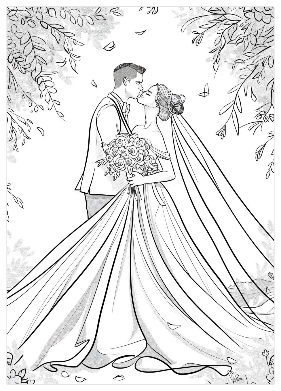 Wedding Coloring Pages-19