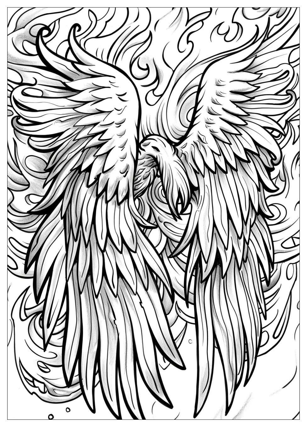 Wings on Fire Coloring Pages-1