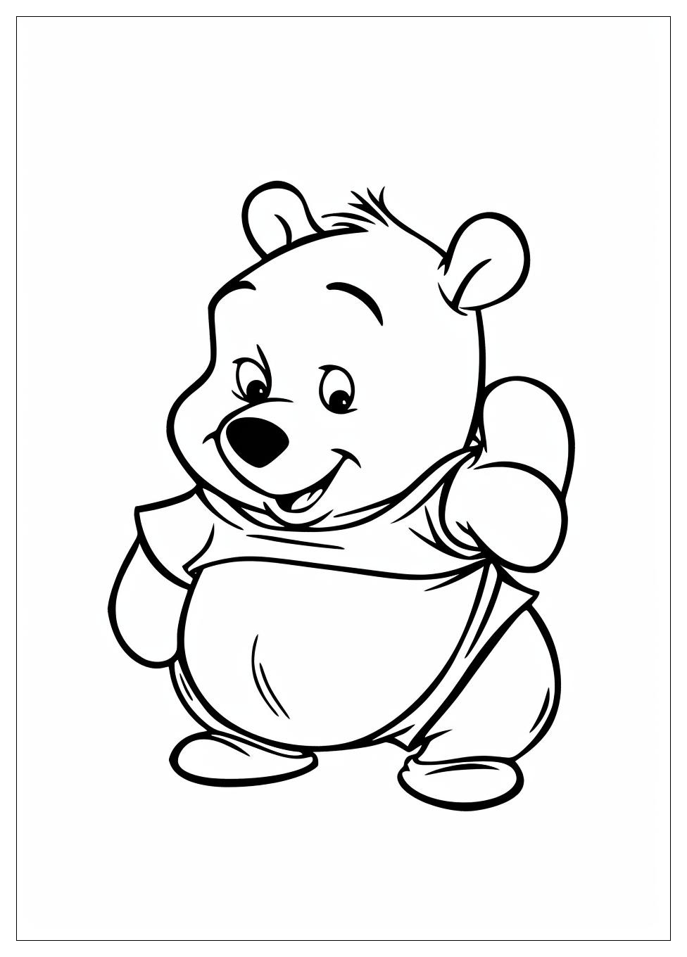 Winnie The Pooh Coloring Pages-1