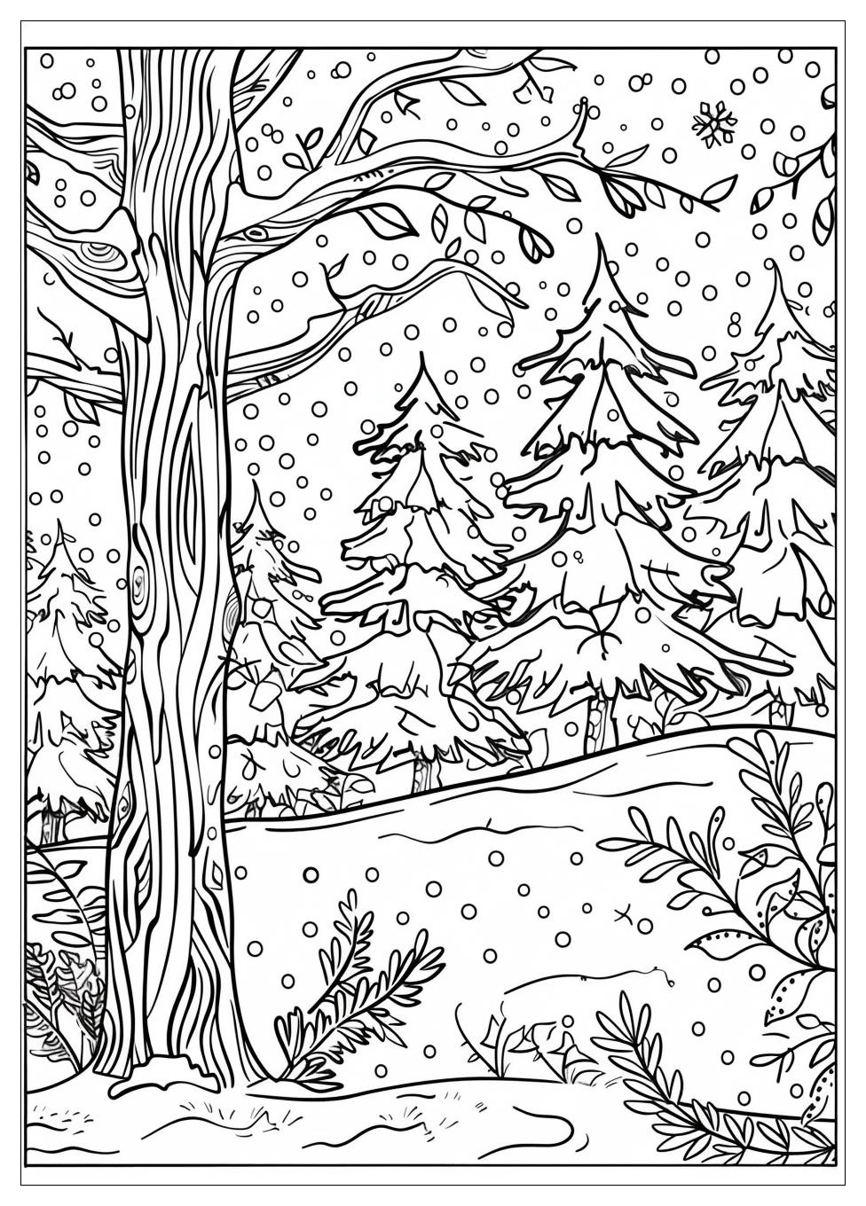 Winter coloring pages-14