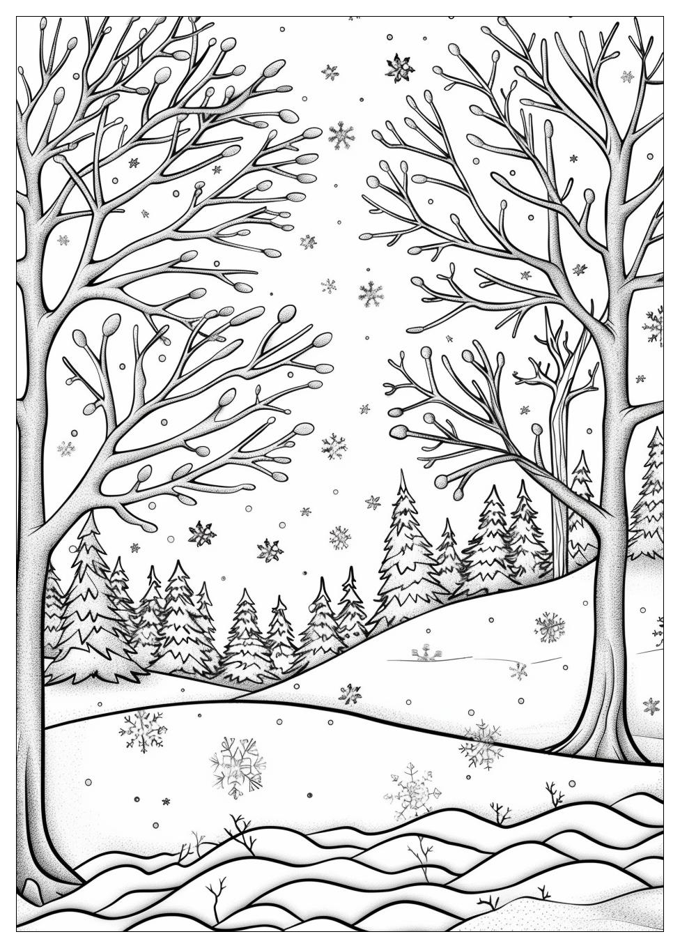 Winter coloring pages-17