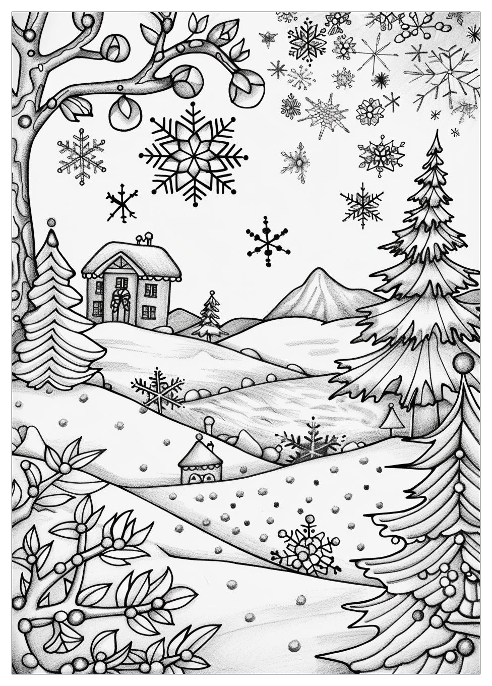 Winter coloring pages-19