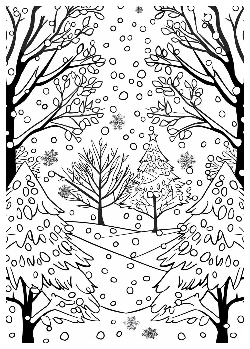 Winter coloring pages-2