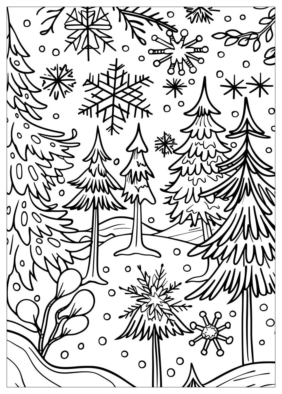 Winter coloring pages-4