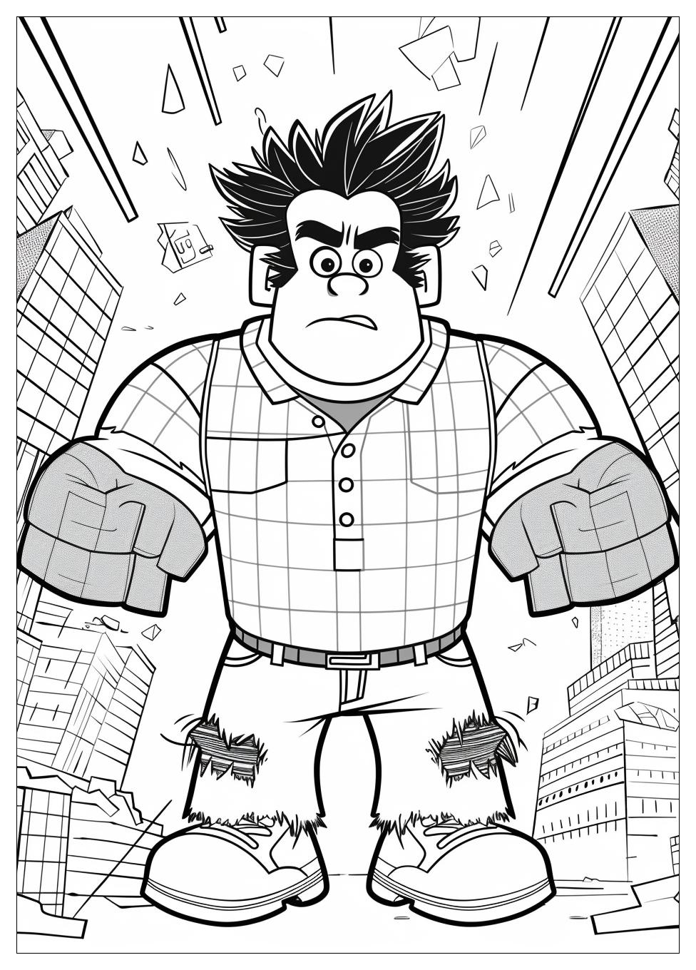 Wreck It Ralph Coloring Pages-1