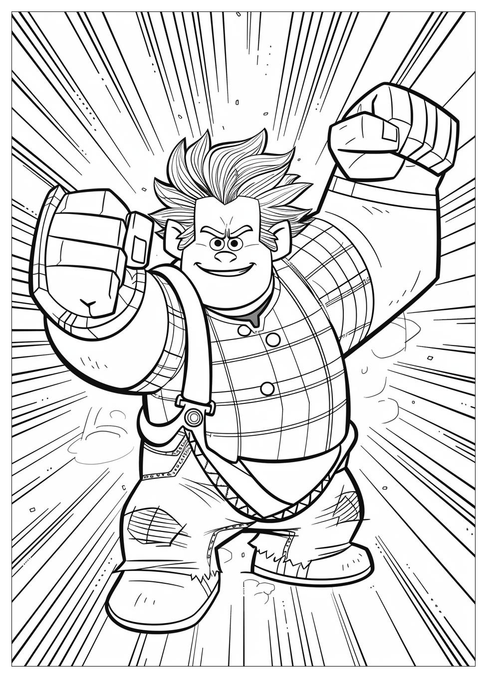 Wreck It Ralph Coloring Pages-11