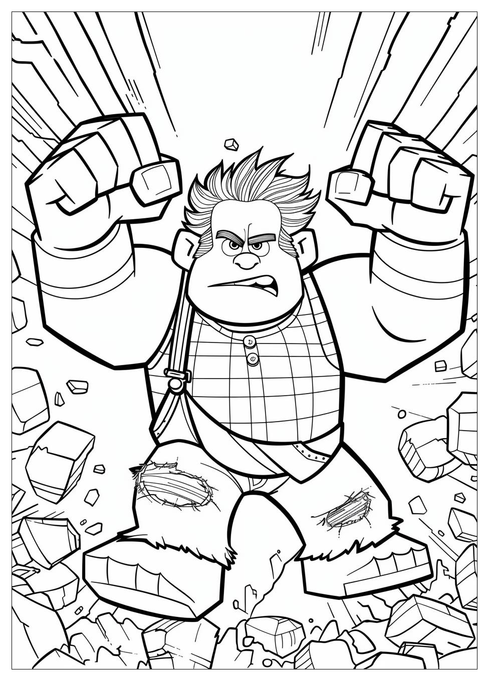 Wreck It Ralph Coloring Pages-12