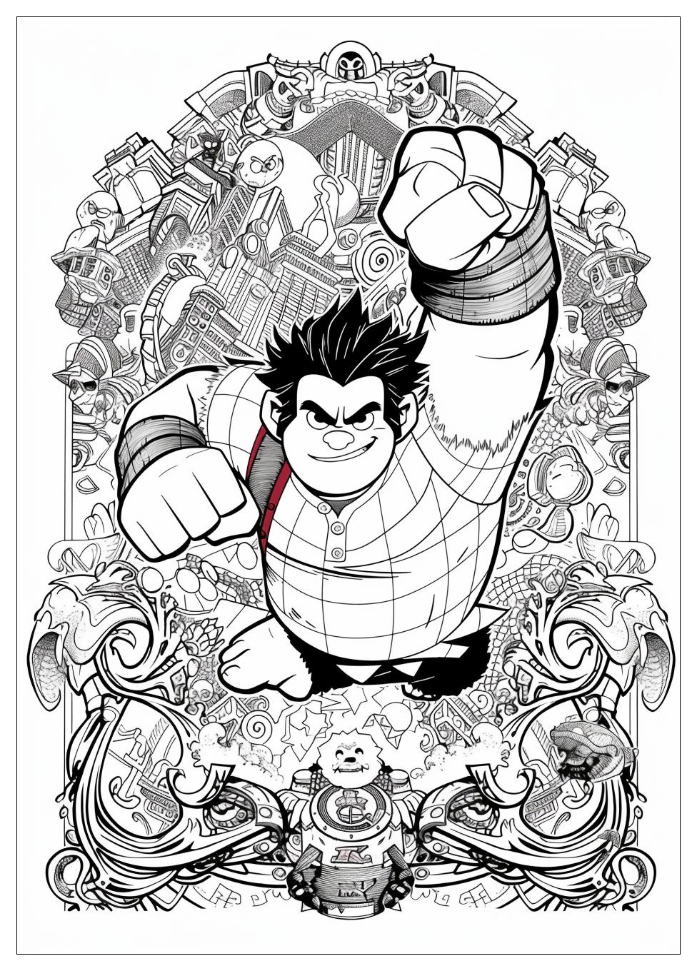 Wreck It Ralph Coloring Pages-13