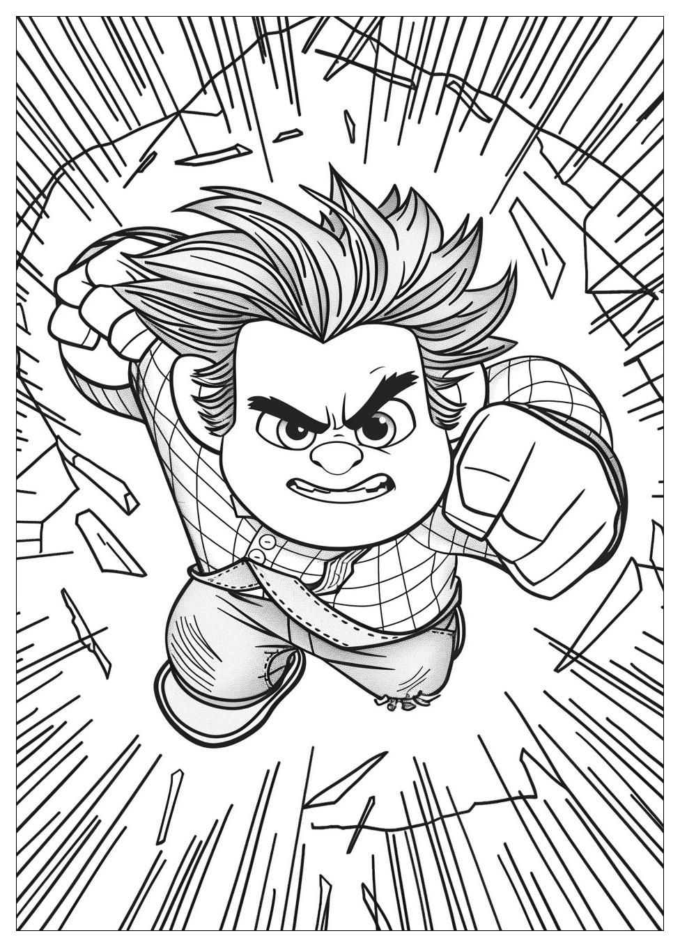 Wreck It Ralph Coloring Pages-17