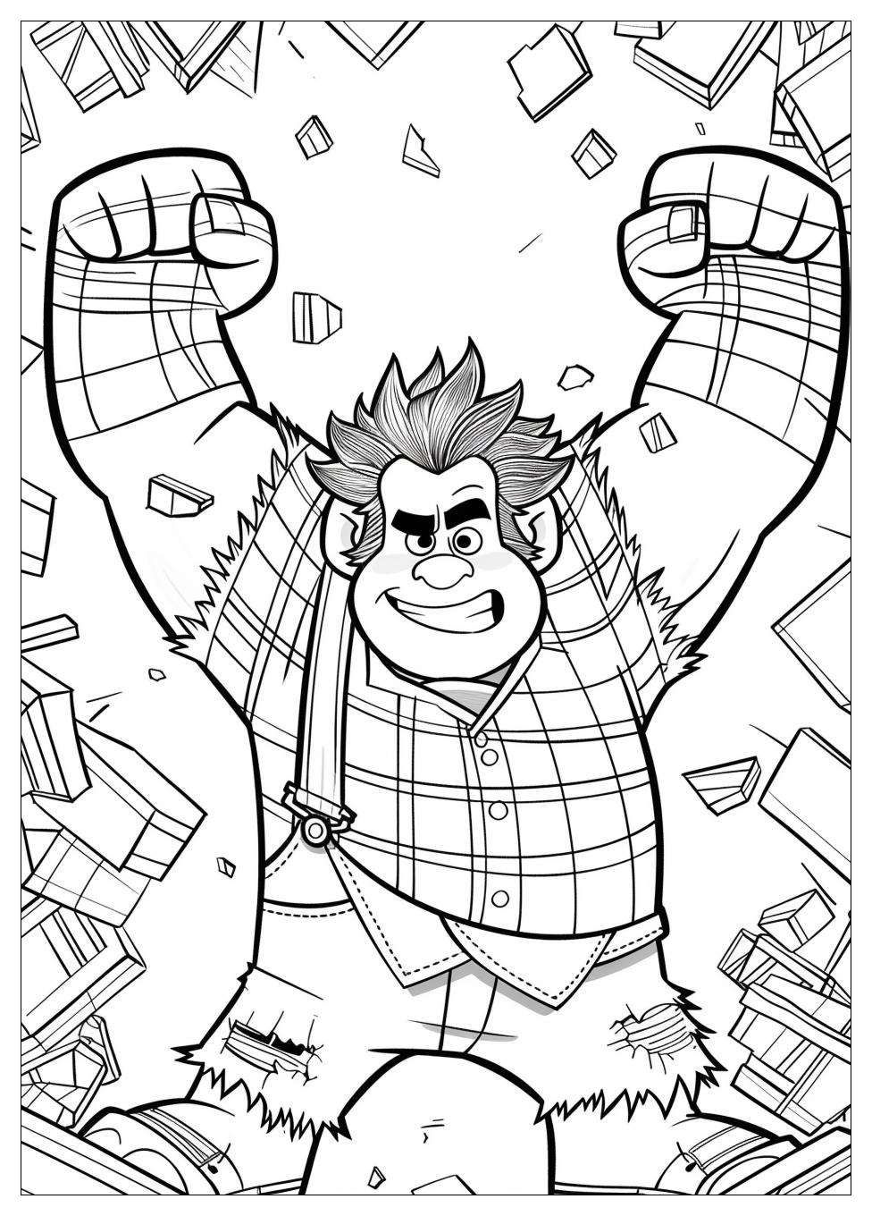 Wreck It Ralph Coloring Pages-4