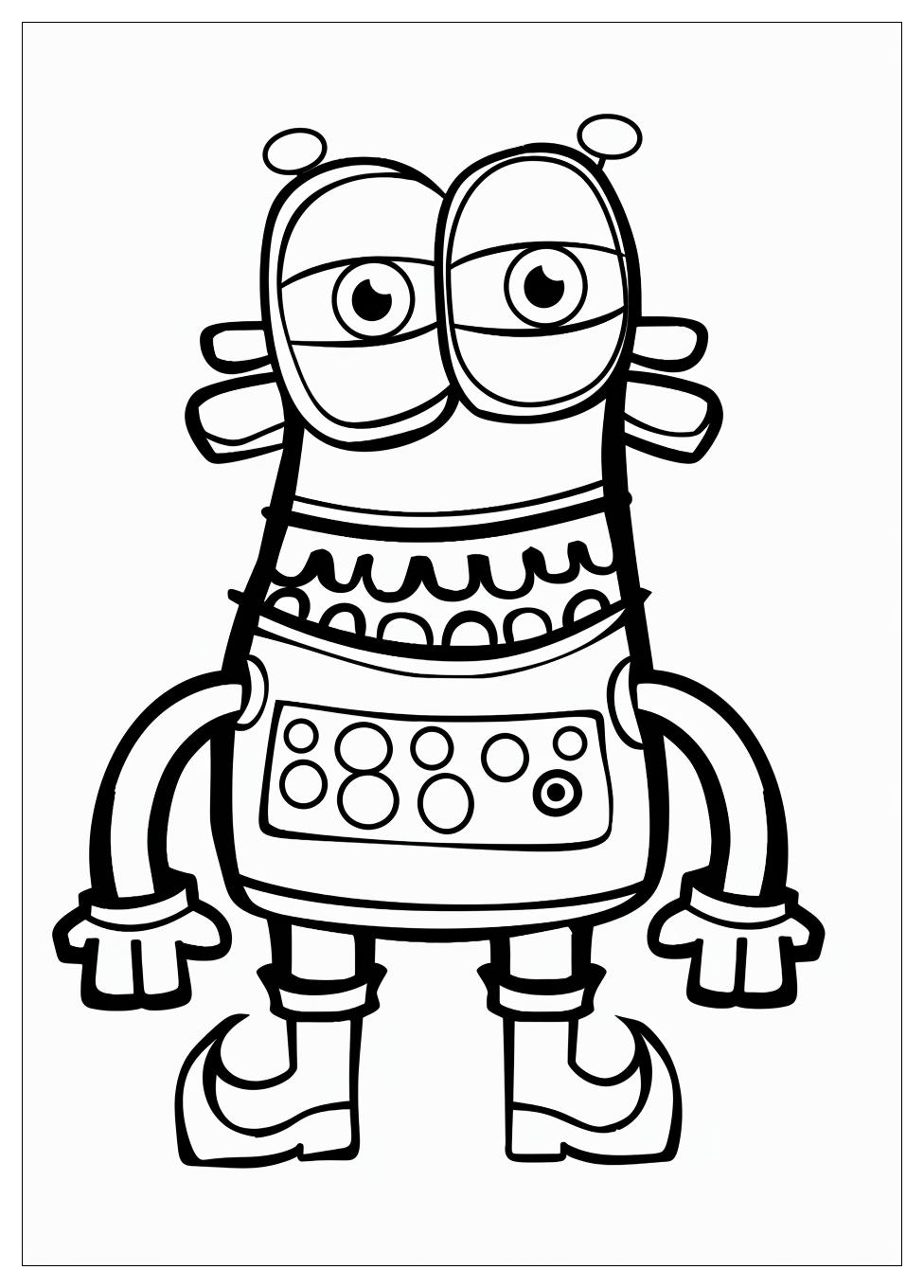 Yo Gabba Gabba Coloring Pages-12