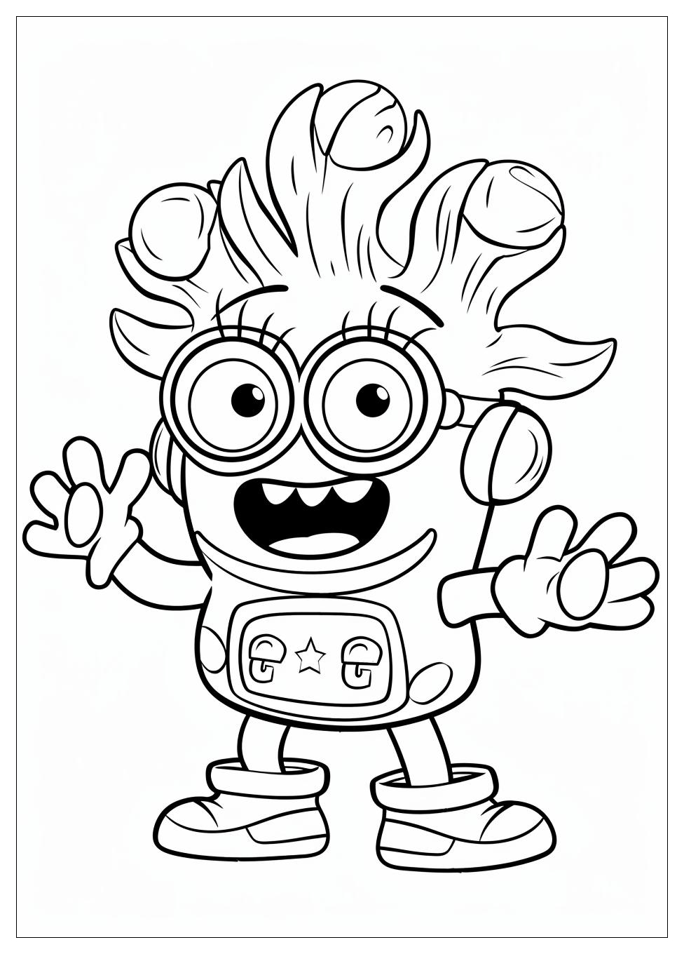 Yo Gabba Gabba Coloring Pages-5