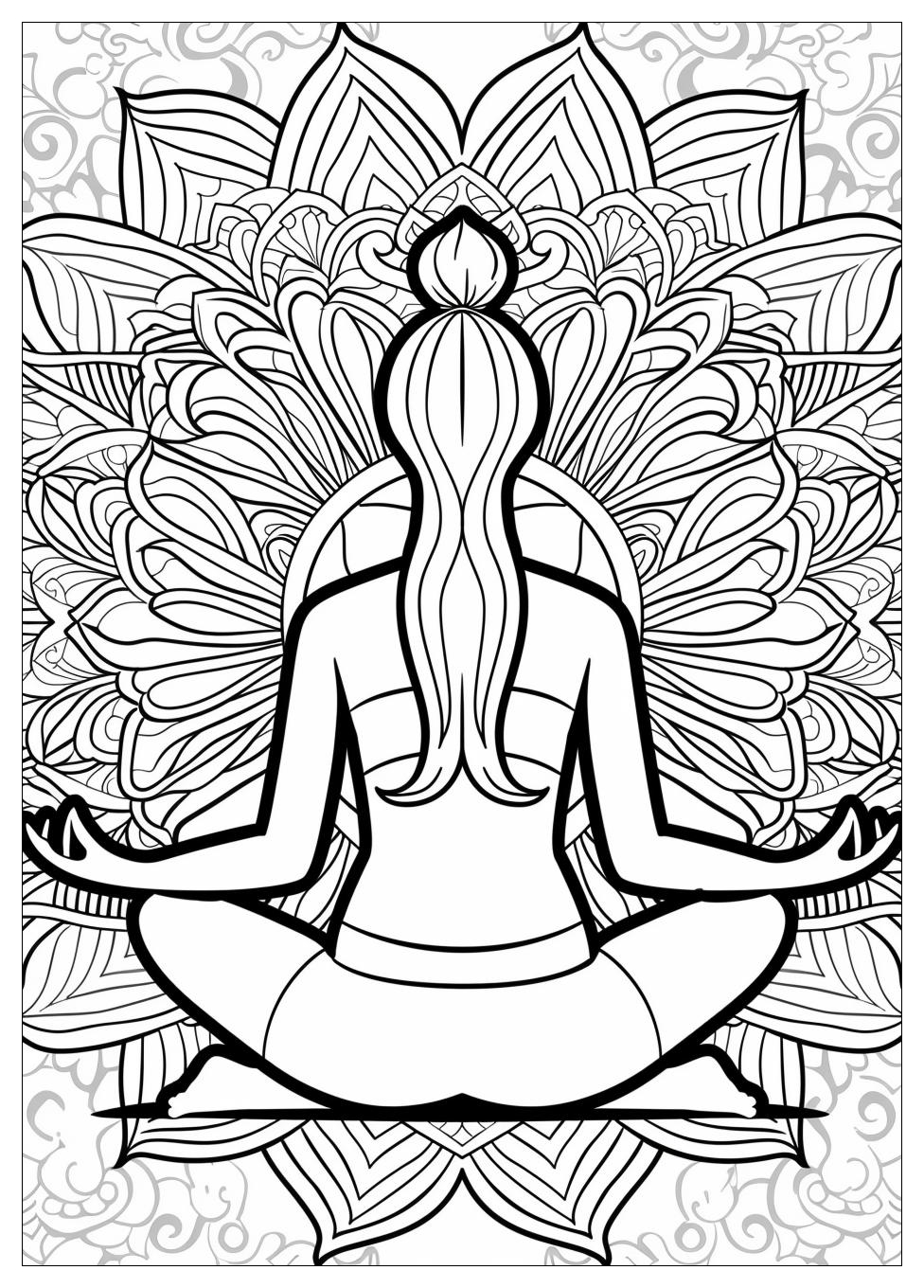 Yoga Coloring Pages-1