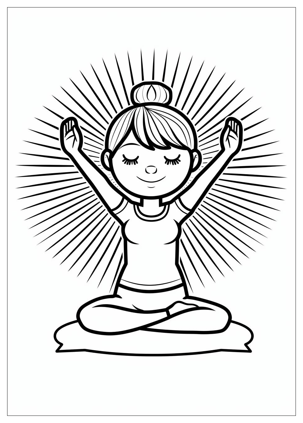 Yoga Coloring Pages-10