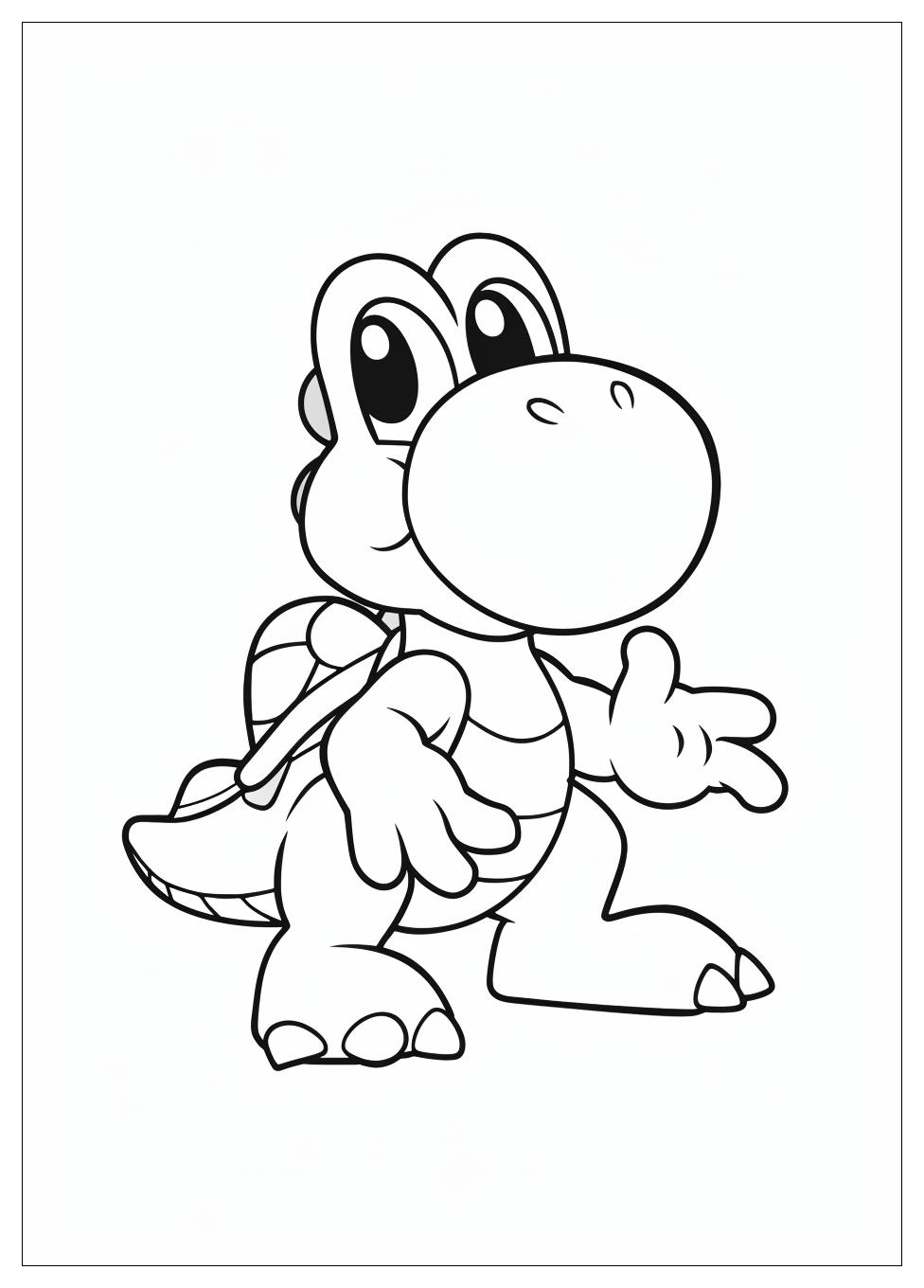 Yoshi Coloring Pages-1