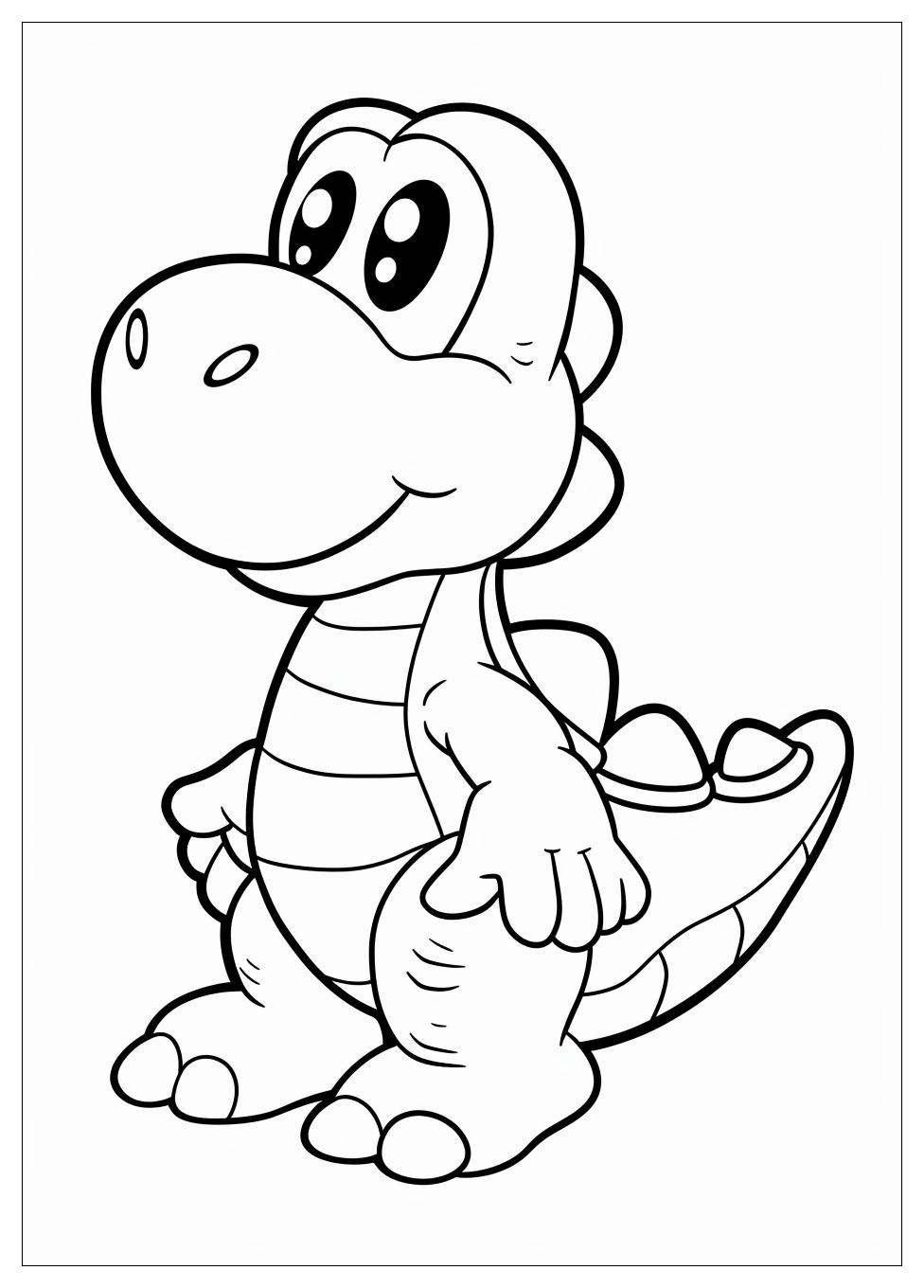 Yoshi Coloring Pages-10