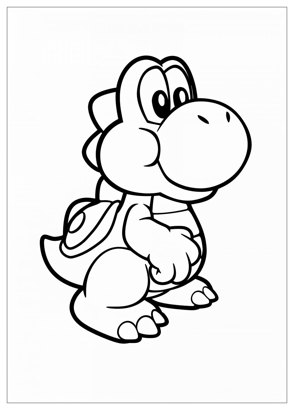 Yoshi Coloring Pages-11