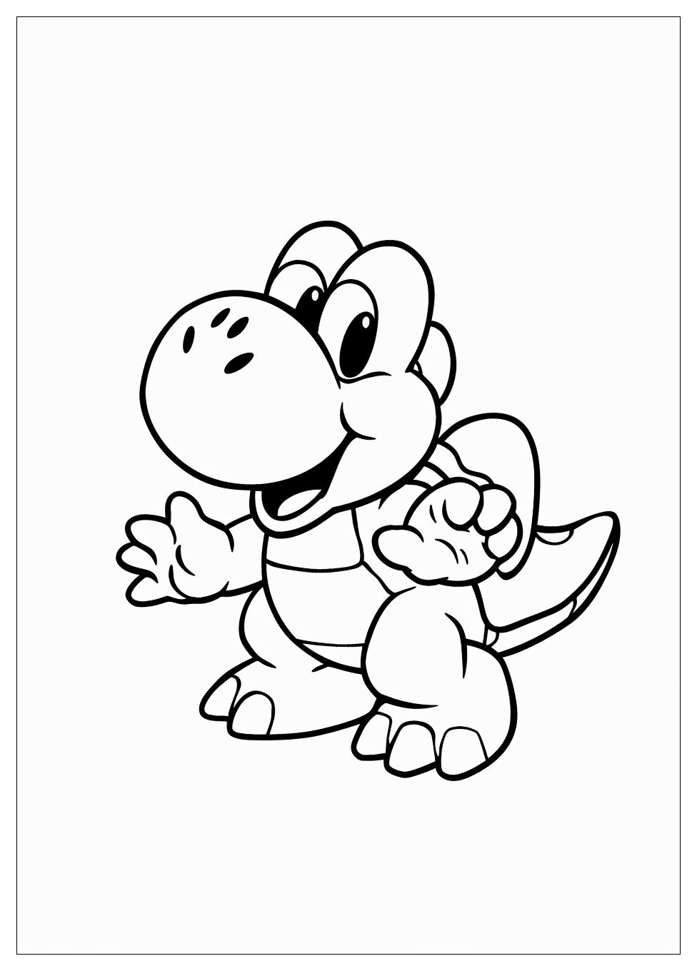 Yoshi Coloring Pages-12