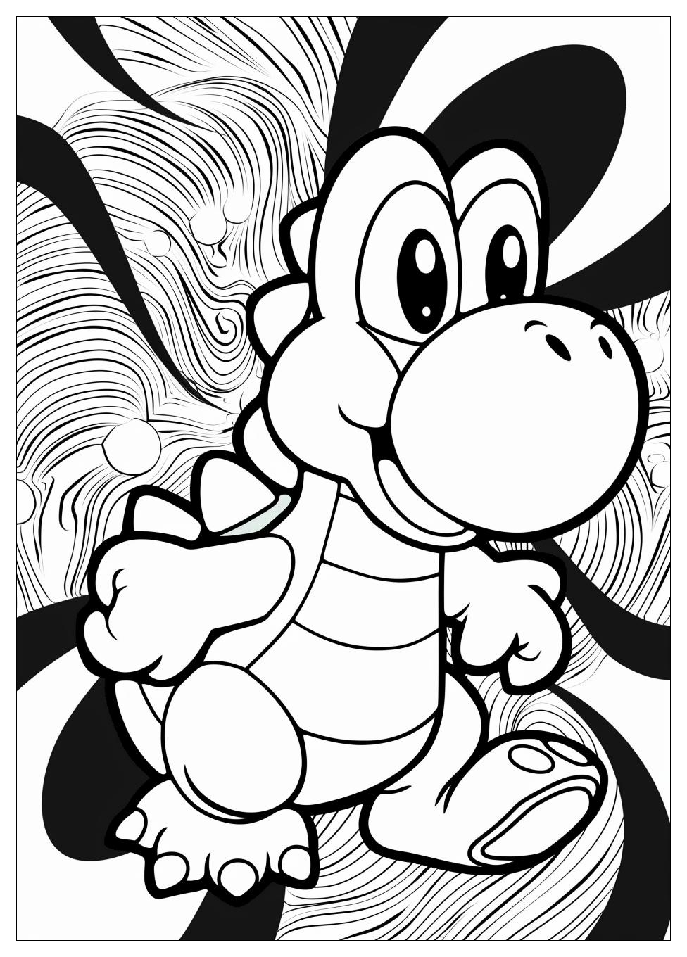 Yoshi Coloring Pages-14