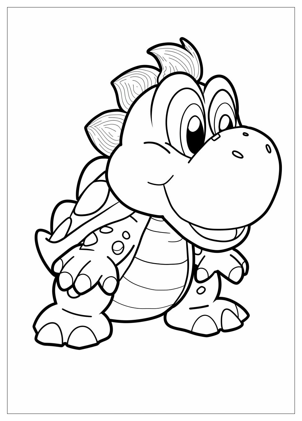 Yoshi Coloring Pages-15