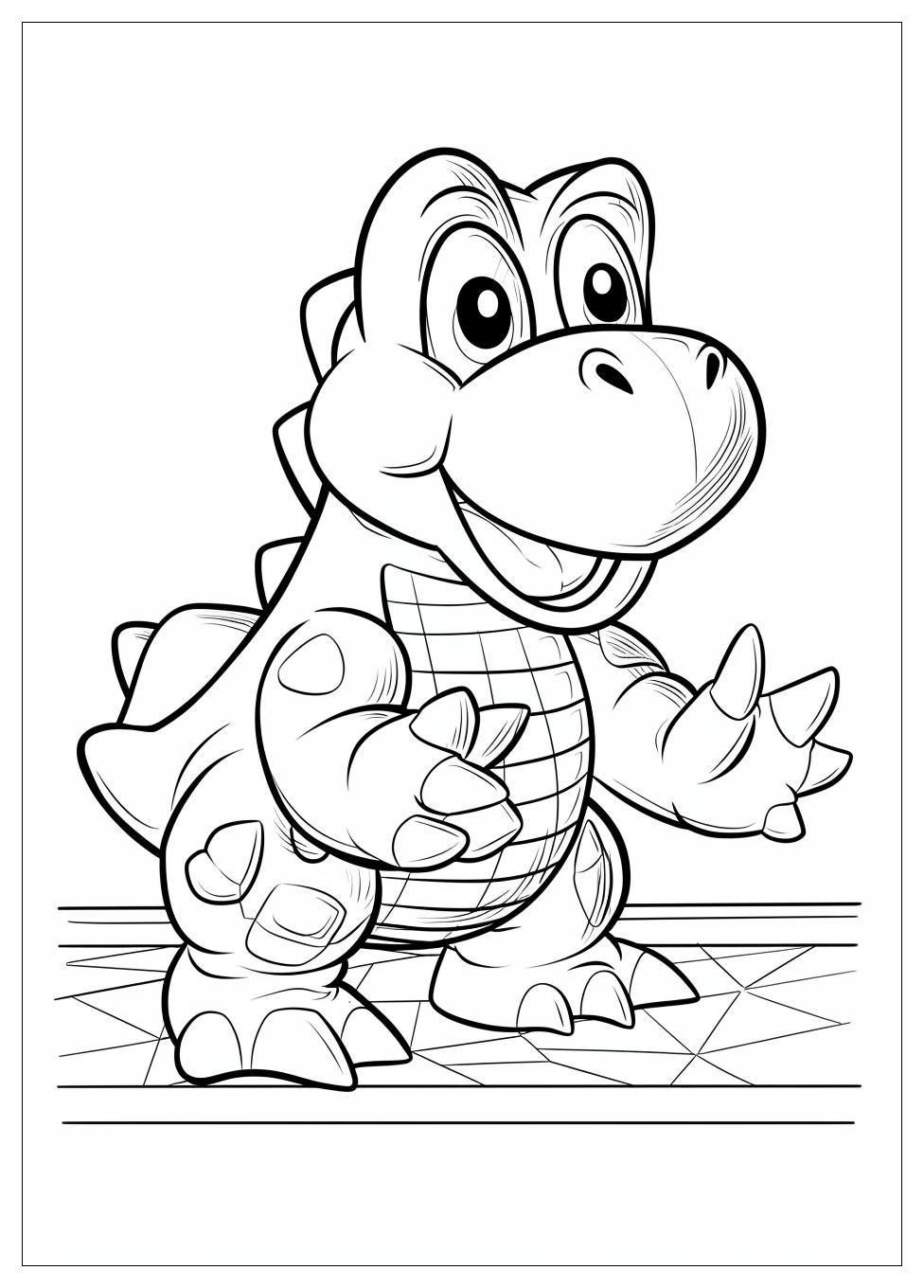 Yoshi Coloring Pages-18