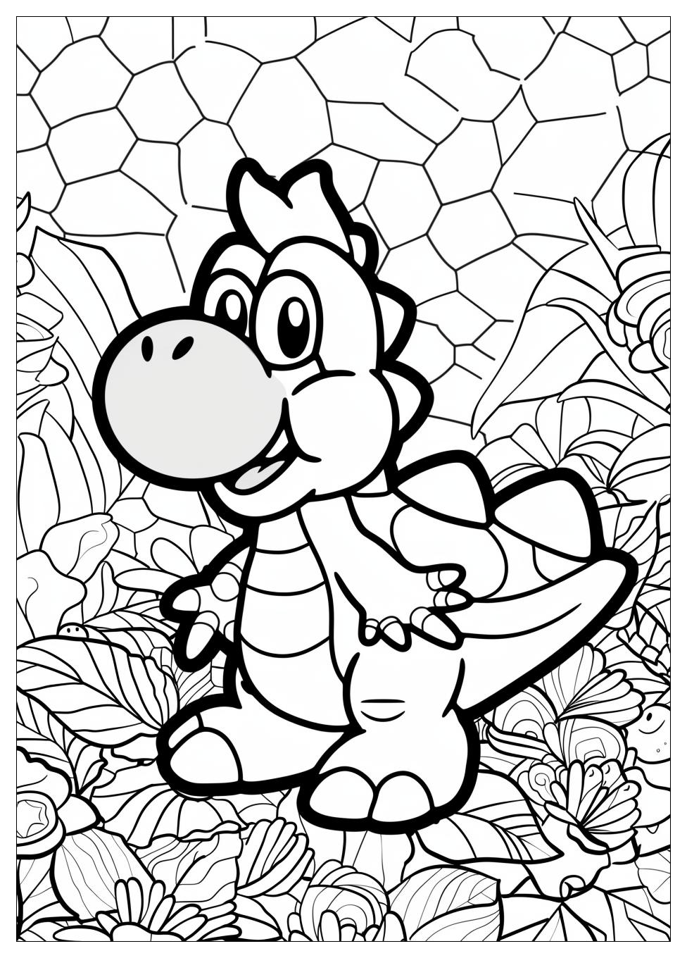 Yoshi Coloring Pages-19