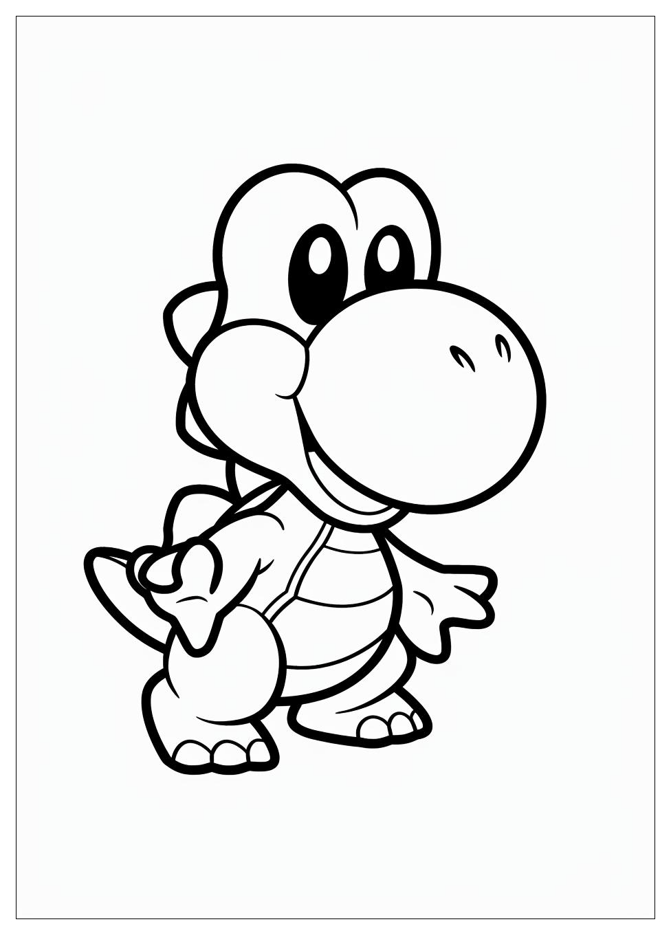 Yoshi Coloring Pages-2