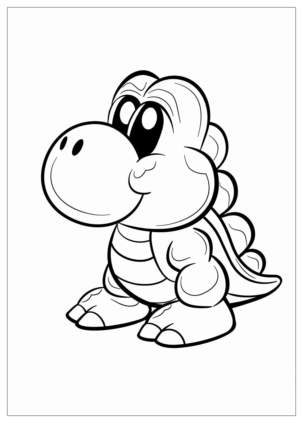 Yoshi Coloring Pages-3