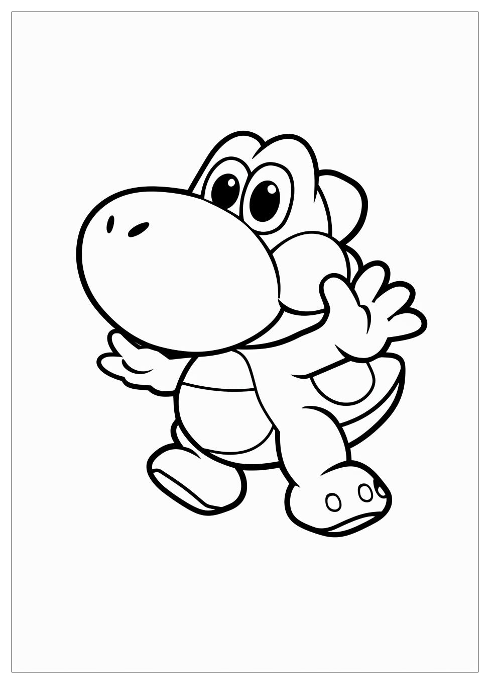 Yoshi Coloring Pages-5