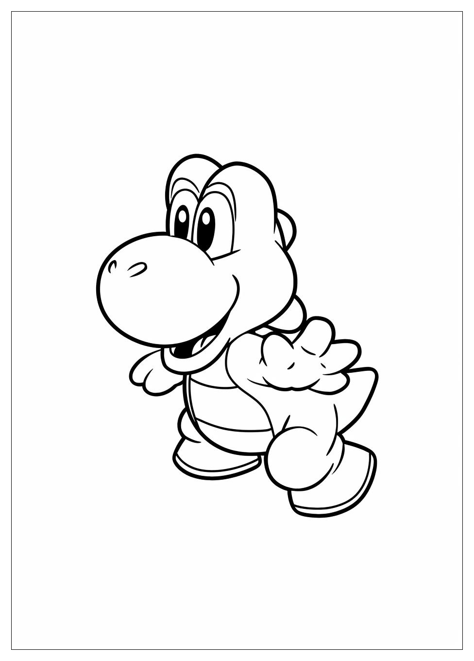 Yoshi Coloring Pages-7