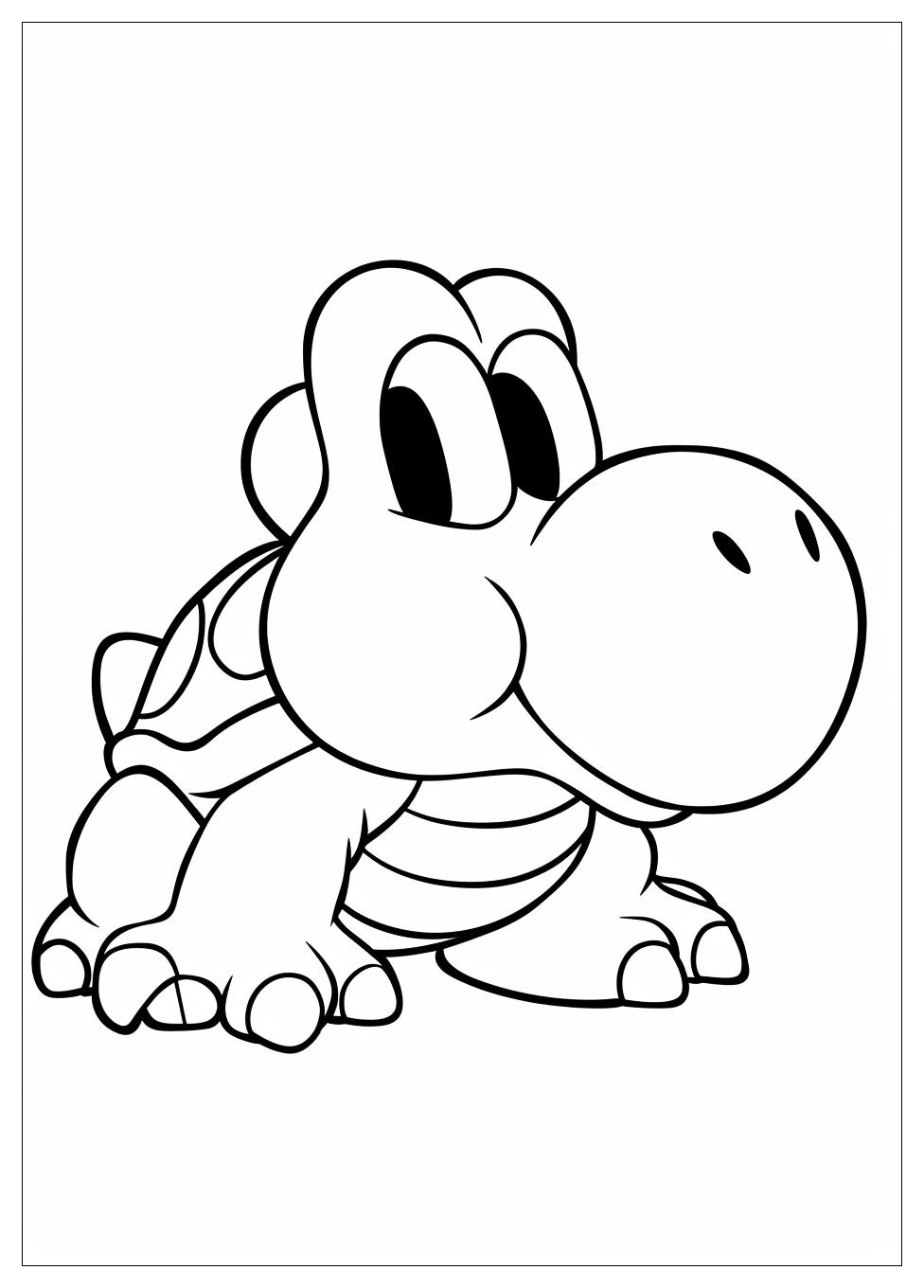 Yoshi Coloring Pages-8