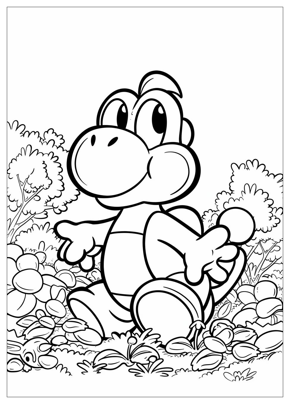 Yoshi Coloring Pages-9