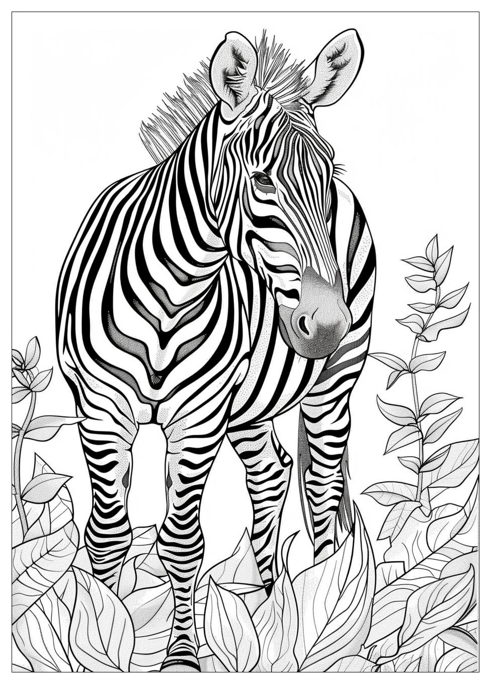 Zebra Coloring Pages-15