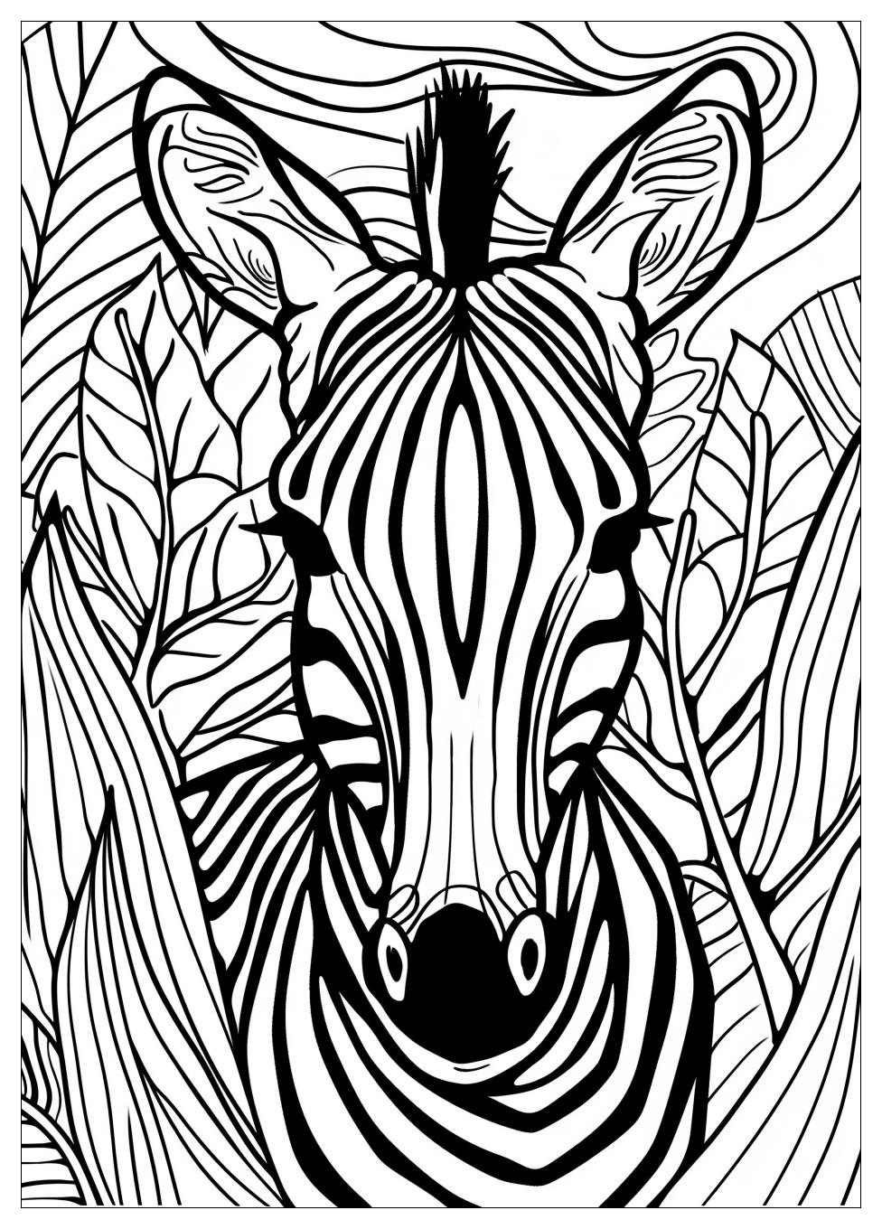 Zebra Coloring Pages-2