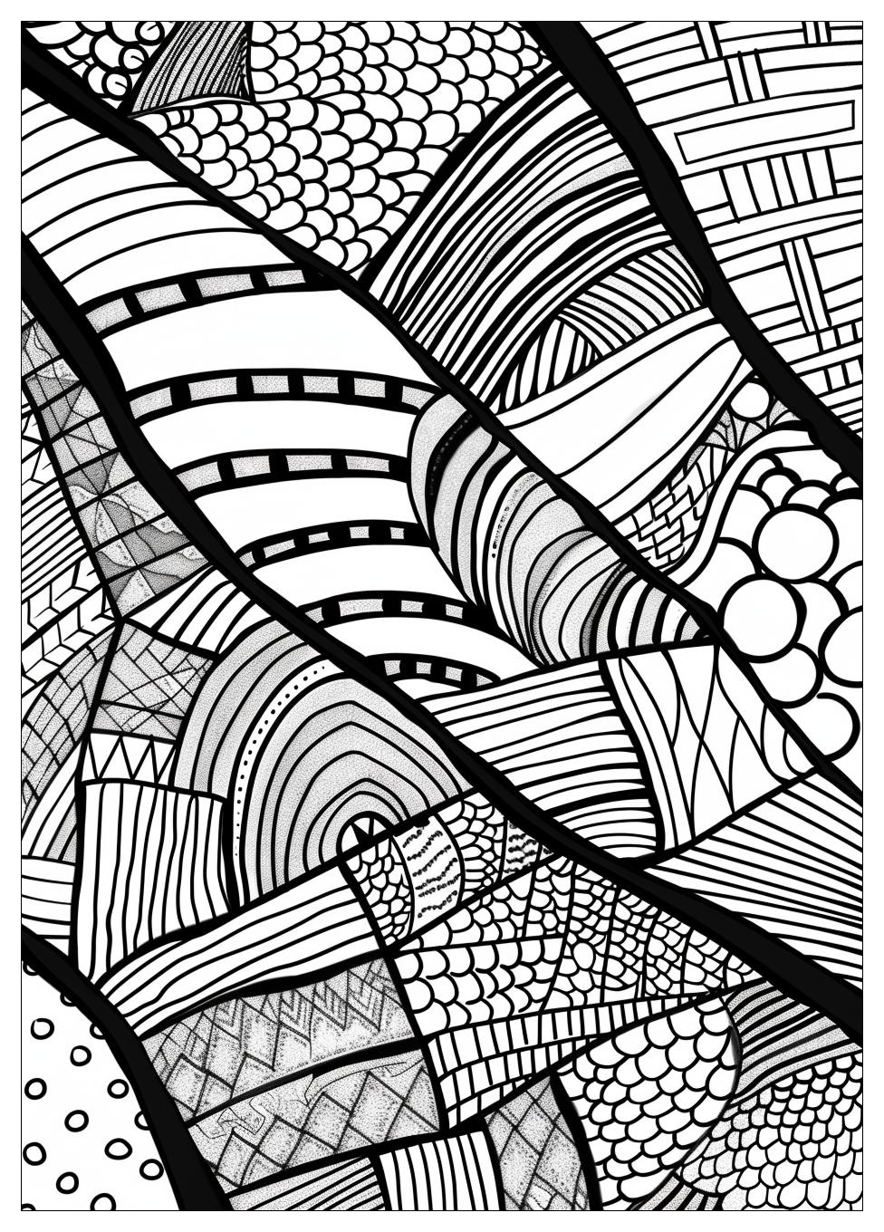 Zentangle Coloring Pages-10